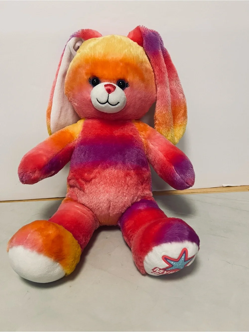Build-A-Bear Workshop Sunset Bunny Rabbit Myrtle Beach Ombré Plush Animal